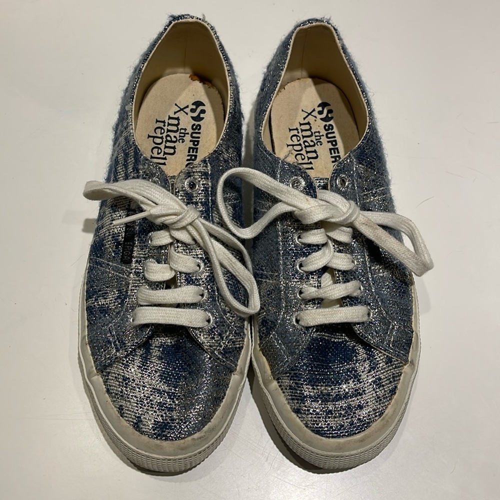 Superga x The Man Repeller collaboration sneakers